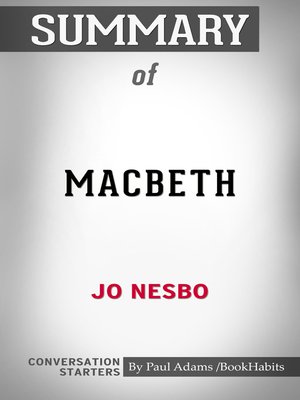 cover image of Summary of Macbeth by Jo Nesbo